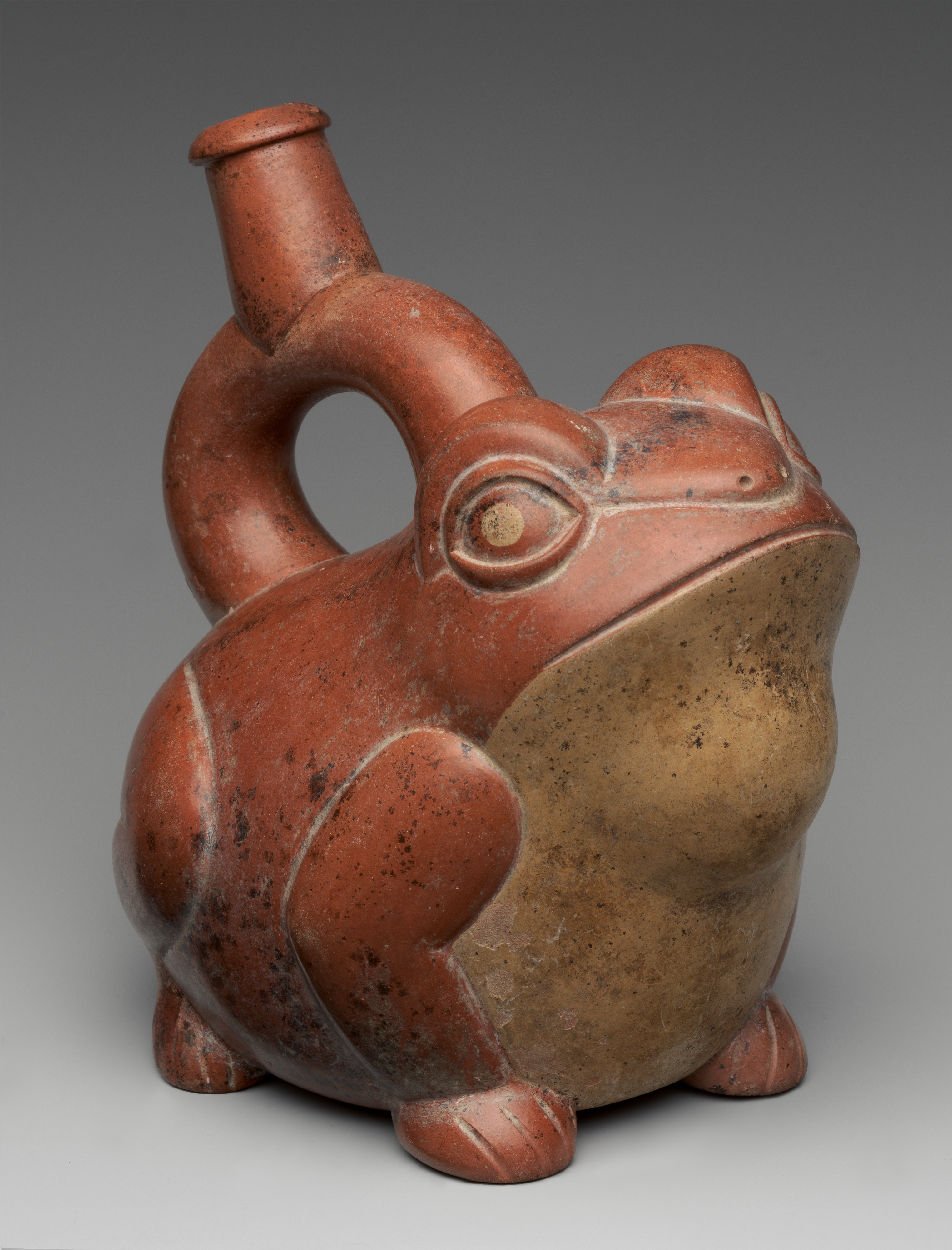 Vintage American Art Pottery Sculpted Frog Mug at 1stDibs