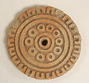 Spindle Whorl, Ceramic, Mexican