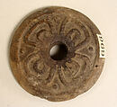 Spindle Whorl, Ceramic, Mexican