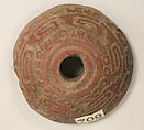 Spindle Whorl, Ceramic, Mexican