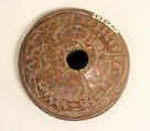 Spindle Whorl, Ceramic, Mexican