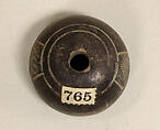 Spindle Whorl, Ceramic, Mexican
