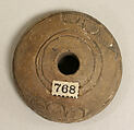 Spindle Whorl, Ceramic, Mexican