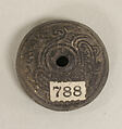 Spindle Whorl, Ceramic, Mexican