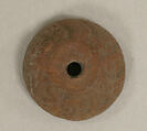 Spindle Whorl, Ceramic, Mexican