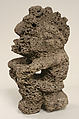 Seated Male Figure, Stone, Aztec
