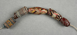 Beads, string, Glass, African, made in Europe