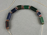 Beads, string, Glass, African, made in Europe