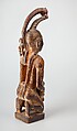 Power Figure: Kneeling Female with Serpents and Secondary Figures (Nkisi), Wood, mirrored glass, resin, pigment, Kongo peoples; Vili group