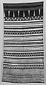 Woman's Ceremonial Skirt (Tapis), Cotton, gold wrapped thread, paillettes, Lampung