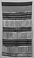 Woman's Ceremonial Skirt (Tapis), Cotton, gold wrapped thread, Lampung