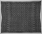 Sarong (Kain Lepas), Cotton, gold and silver wrapped thread, Palembang