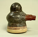 Bottle, Drum, Ceramic, Nasca