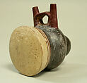 Bottle, Drum, Ceramic, Nasca