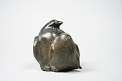 Stone Mother Bird and Young, Eegyvudluk Pootagook, Stone, Inuit