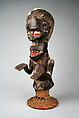Head Crest: Figure, Wood, skin, hair, cowrie shells, pigment, Ejagham peoples, Keaka group
