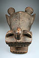 Helmet Mask: Animal, Wood, kaolin, Noni peoples