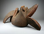 Helmet Mask (Nsua-Ndua), Wood, pigment, Mambila peoples, Kabri group