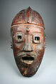 Mask (Nchibi), Wood, skin, pigment, Widekum peoples, Maghamo group (?)
