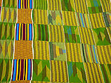 Kente Prestige Cloth, Cotton, silk, Asante peoples