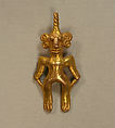 Figure Ornament, Gold (cast), Costa Rica
