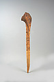 Dagger, Cassowary bone, pigment, Kwanga people