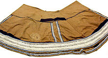 Woman's Ensemble: Cloak and Skirt, Wool, glass, South Africa