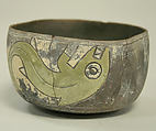 Painted Bowl with Whale, Ceramic, pigment, Paracas