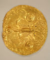 Hammered Gold Patena, Gold (hammered), Costa Rica or Panama