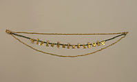 Necklace, Gold (cast and hammered), Calima (Yotoco)