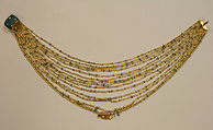 Multi-strand Necklace, Gold, greenstone, Calima (Yotoco)