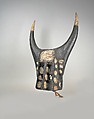 Mask: Bull, Wood, fiber, pigment, Dogon peoples