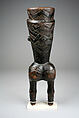 Vessel: Female Figure, Wood, metal, Kuba peoples