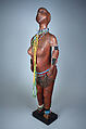 Figure: Female, Wood, beads. fiber, Sotho peoples, Pedi group
