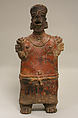 Standing Female Figure, Ceramic, Nayarit