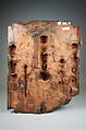 Plaque with equestrian ọ́bà (king) and attendants, Ìgùn Ẹ́rọ̀nwwọ̀n (brass-casting guild) artists, Brass, Edo peoples
