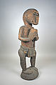 Monkey Figure for Mbra, Wood, cotton, cane, iron, bronze, Baule peoples