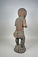 Monkey Figure for Mbra, Wood, cotton, cane, iron, bronze, Baule peoples