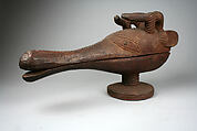 Vessel: Ram's Head, Wood, Edo peoples