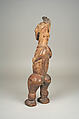 Male Figure, Wood, encrustation, Guro