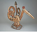 Headdress: Bird, Wood, pigment, cane, Ijo peoples