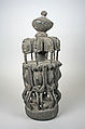 Altar: Female Figures, Wood, clay coating, patina (?), Dogon peoples