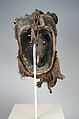Gela face mask(?), Wè artist, Wood, human hair, horn, cotton, pigment, chain, fur, Wè peoples