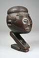 Vessel: Head, Wood, Kuba peoples