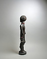 Mukisi Mupasi (ancestor figure), Tabwa artist, Wood, glass beads, cord, Tabwa peoples