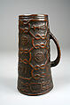 Vessel: Tankard, Wood, Kuba peoples
