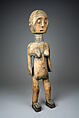 Figure: Female, Wood, pigment, Akan peoples