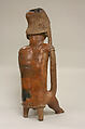 Male Figure on Stool, Ceramic, Nayarit