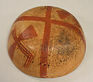 Painted Bowl, Ceramic, slip, pigment, Michoacán