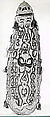 Shield, Wood, paint, sago palm leaves, Asmat people